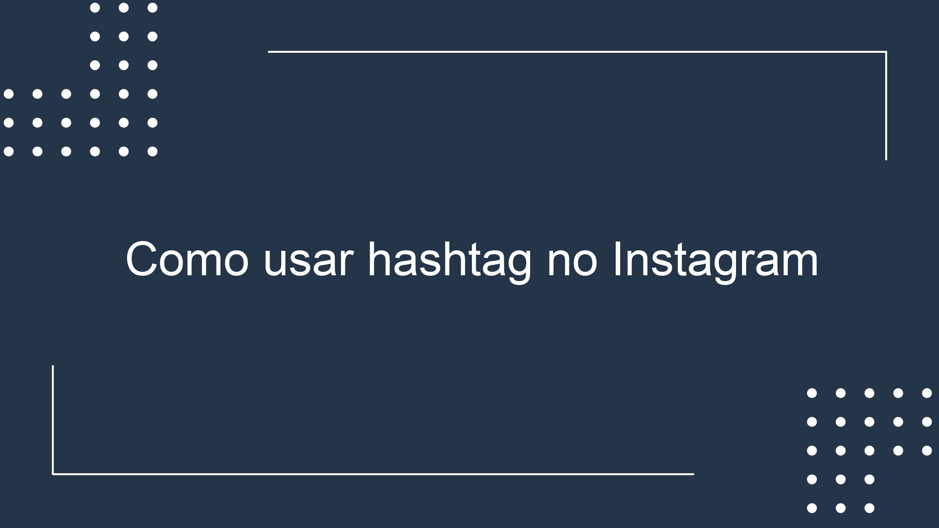 Como usar hashtag no Instagram