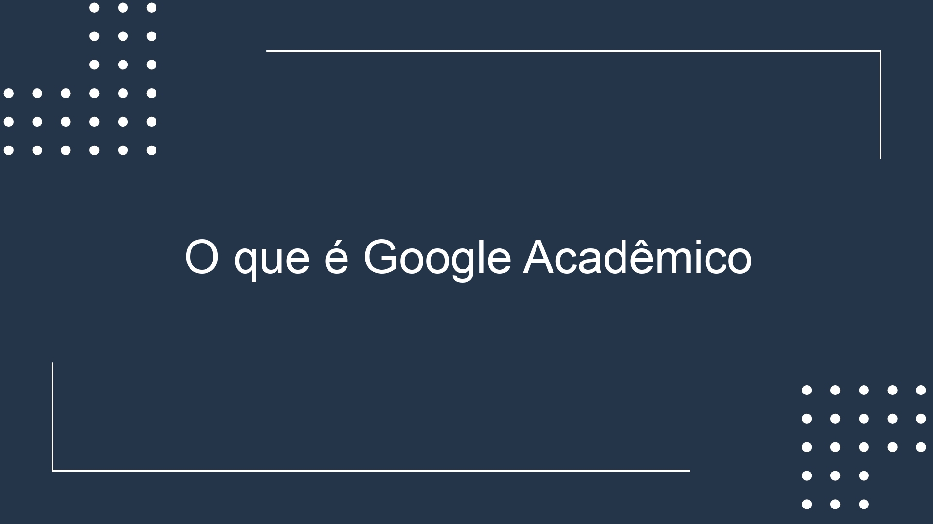O que é Google Acadêmico