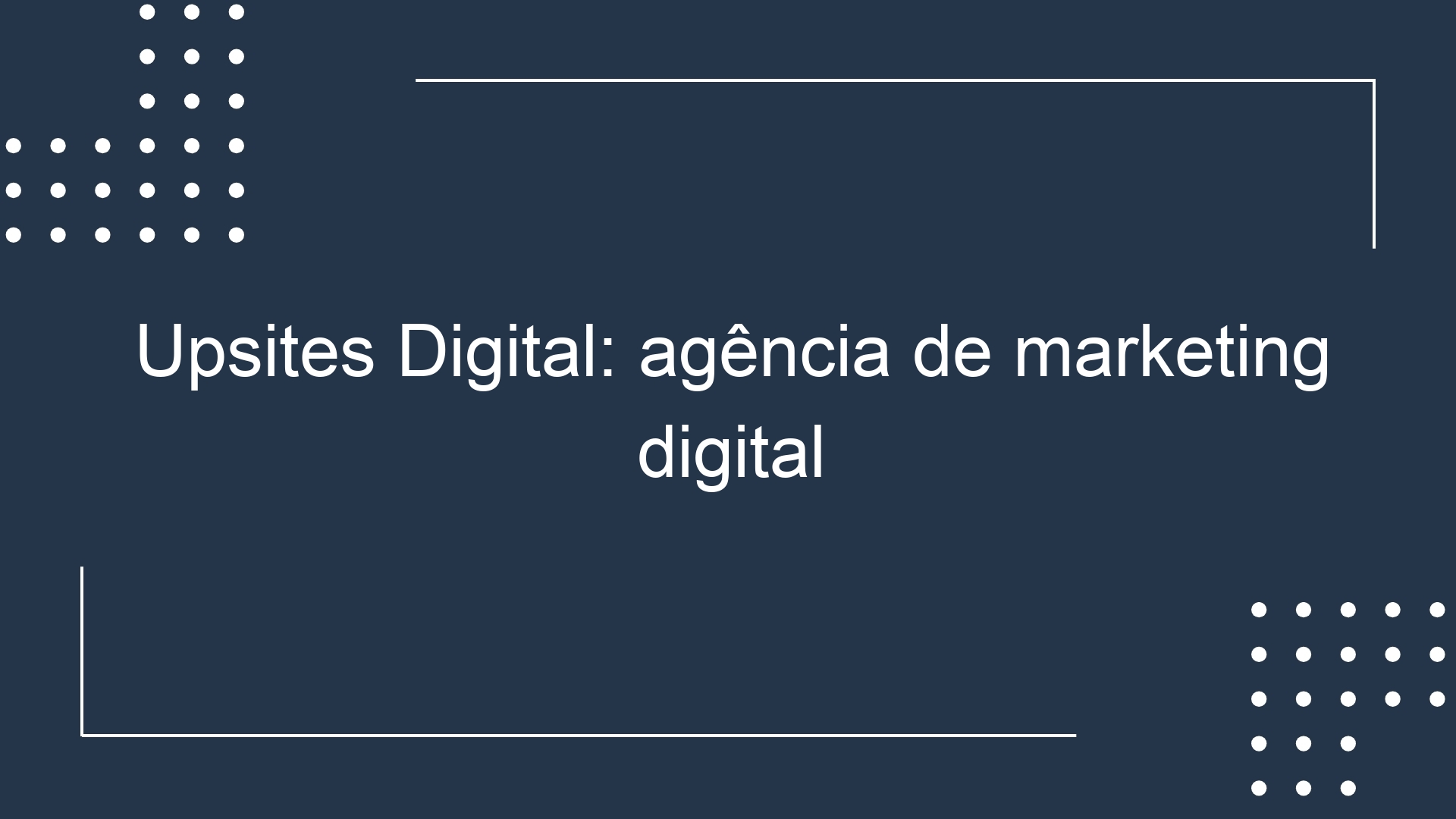 Upsites Digital: agência de marketing digital